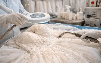 What Professional Wedding Dress Cleaners Do That You Can’t at Home?