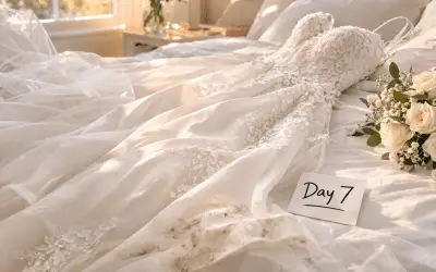 Home 1 How soon after the wedding should you clean your dress?