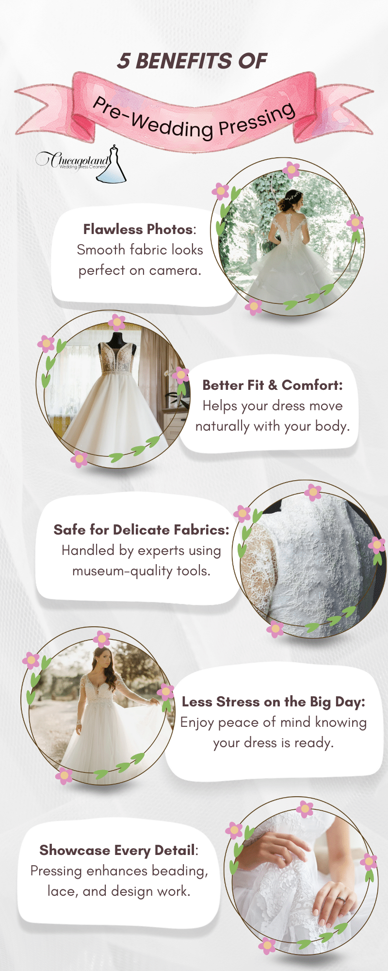 The Benefits of Pre-Wedding Pressing<br />
