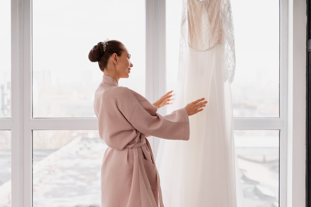 How to Clean a Satin Wedding Dress at Home in Chicago
