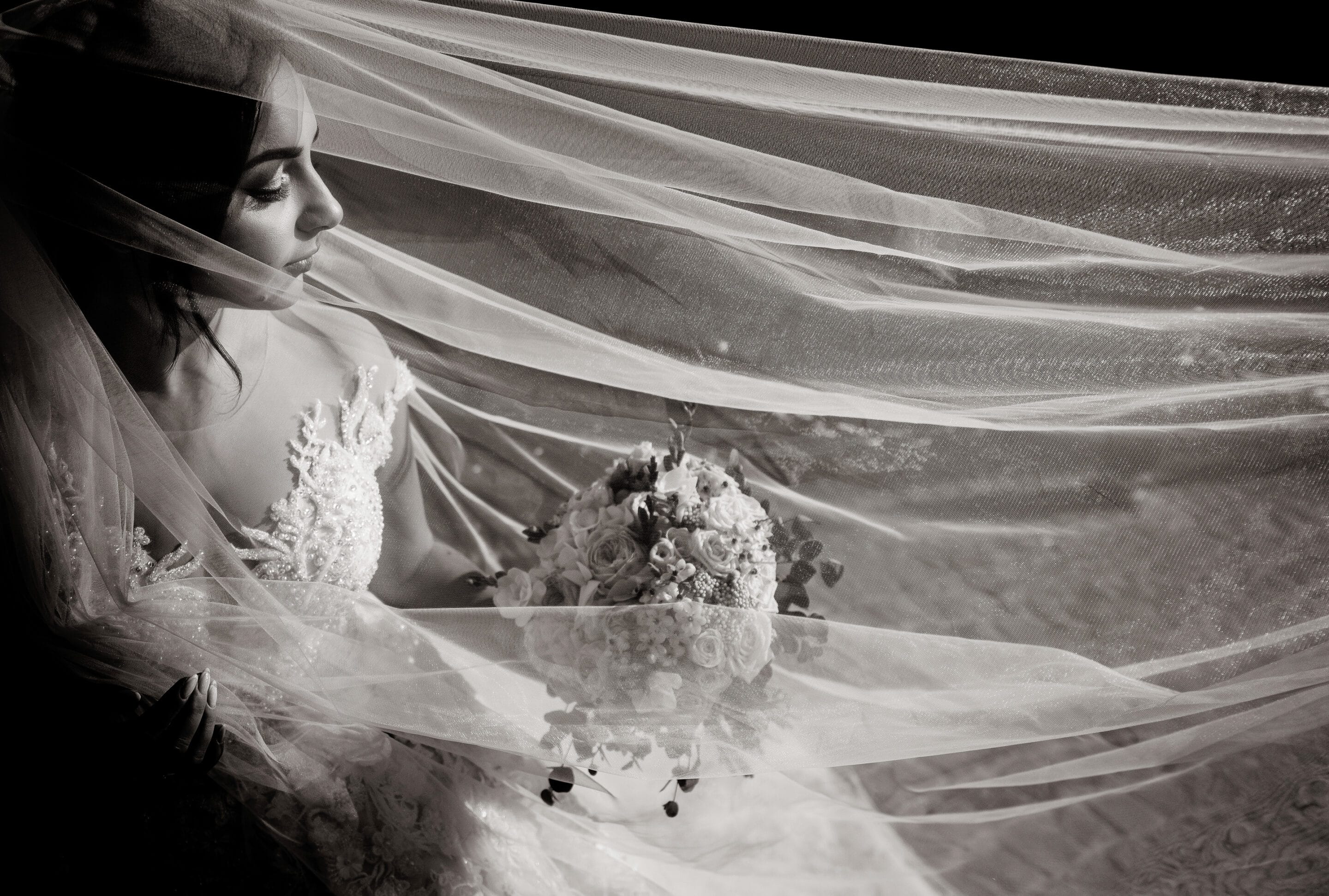 How to get creases out of a wedding veil in Chicago?
