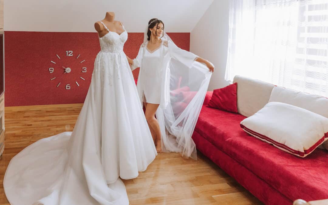 Repurpose Wedding Dress into Robe