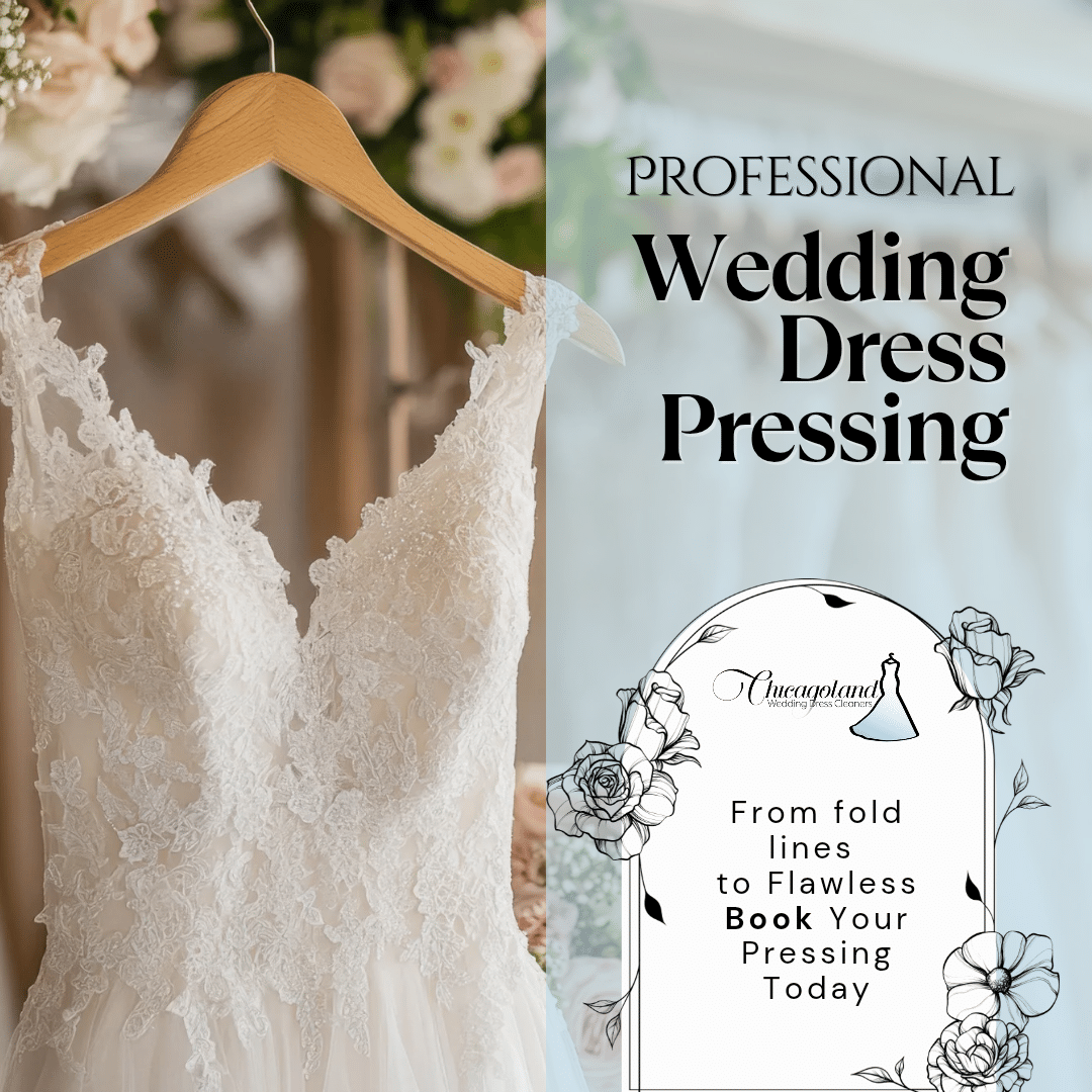 Wedding Dress Pressing Services in Chicago