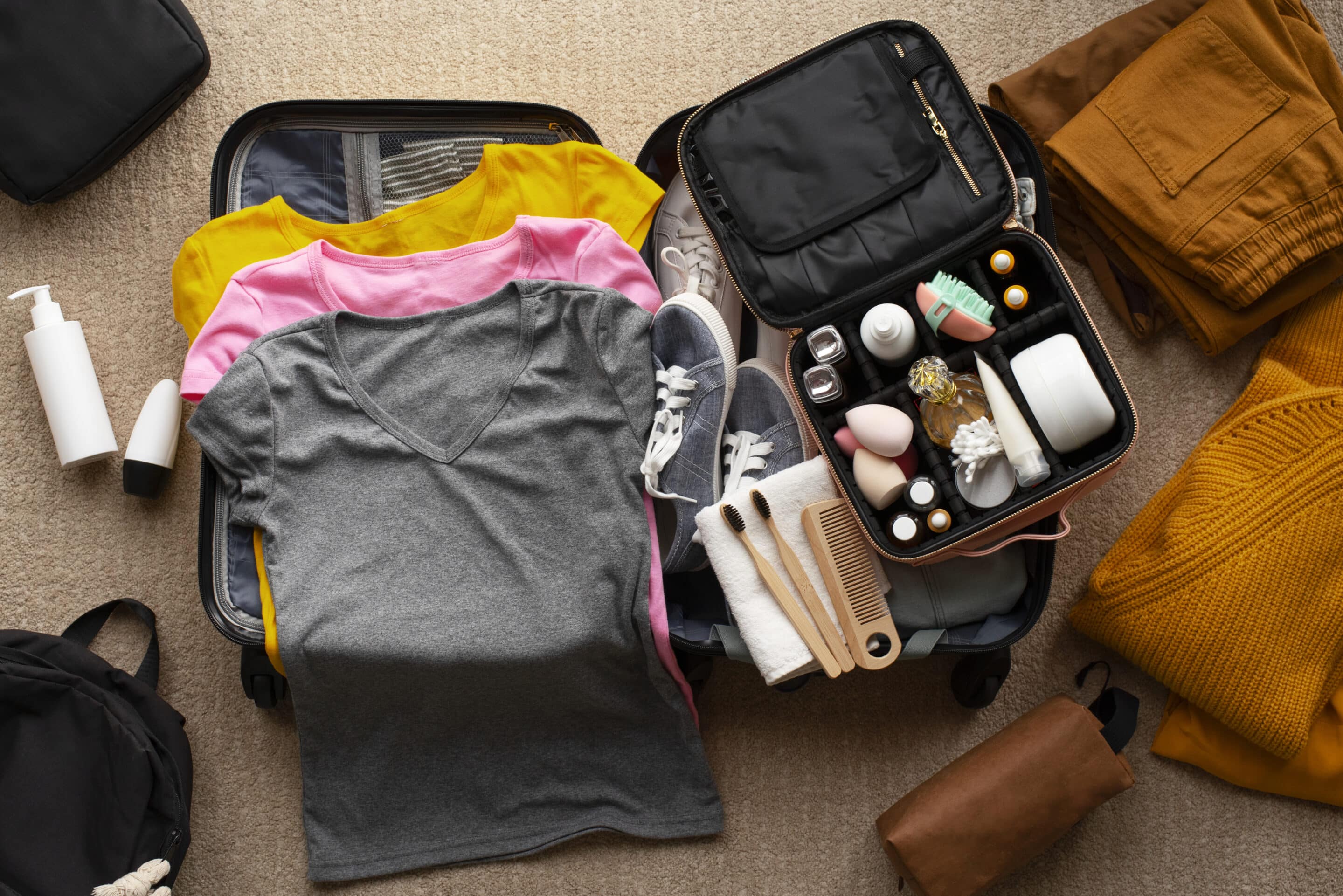 How to pack clothes for travel in Naperville