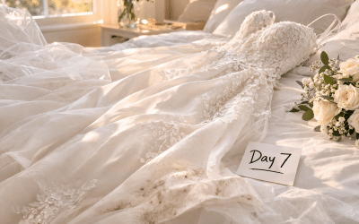 How soon after the wedding should you clean your dress?